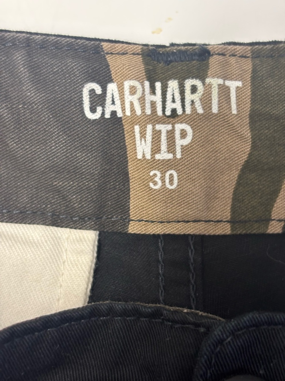 Carhartt Black Straight Fit Dallas Chinos Pants Men’s 30 x 30 - Picture 4 of 8